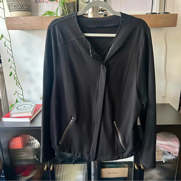 Torrid Black Premium Ponte Moto Jacket - Picture 6 of 11